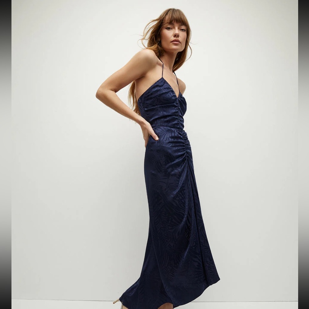 Aldana stretch silk dress by Veronica Beard